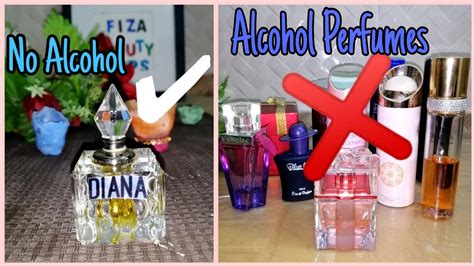 is alcohol in perfume allowed.